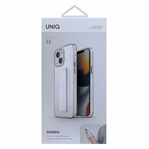 Uniq Heldro kotelo iPhone 13:lle - läpinäkyvä