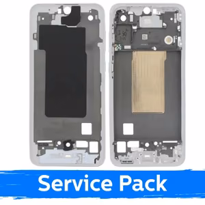 Mid-Frame Housing for Samsung A566 A56 5G / Light Grey / (Service Pack)