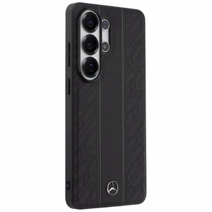 Mercedes Laurel Leaves Vertical Stripes MagSafe suojakuori Samsung Galaxy S26 Ultra:lle musta