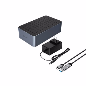 Orico 6656C3-C 5-Bay Docking Station with Offline Clone Function 2.5"/3.5" SATA HDD/SSD - Gray