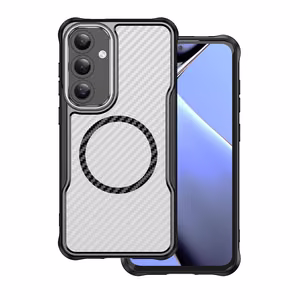 Defender Carbon Mag Suojakuori Samsung Galaxy S26 Plus -puhelimelle musta