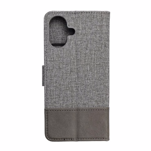 Flip-suojakuori iPhone 17:lle Gomma Book harmaa