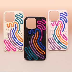 DIY Snake suojakuori iPhone 16 6,1" vaaleanpunainen