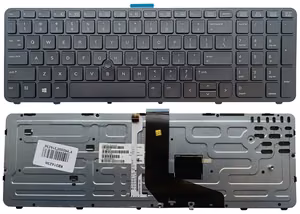 Keyboard HP ZBook 15 G1 G2, with Backlight and Trackpoint, US