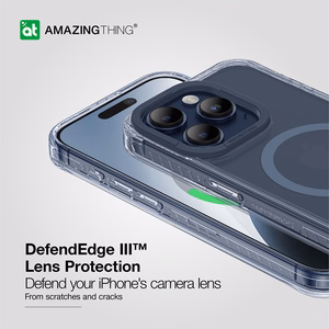 Amazing Thing Titan Pro Magsafe Suojakuori 10FT IP156.1PTMBU iPhone 15 Pro:lle sininen