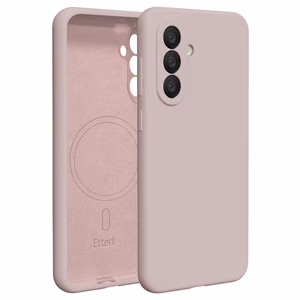 Etteri Silikoninen Mag Suojakuori Samsung Galaxy A37 5G:lle vaaleanpunainen