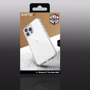 Raptic X-Doria Clear Case iPhone 14 Pro Max panssaroitu kirkas kansi