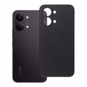 Musta silikonisuojakuori Poco X8 Pro Max 5G -puhelimelle