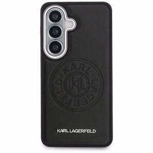 Karl Lagerfeld Suojakuori Perforated KL MagSafe Samsung Galaxy S26:lle musta