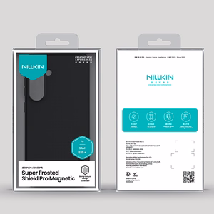 Nillkin Super Frosted Shield Pro Magneettinen Suojakuori Samsung S25+:lle MagSafe-tuella - musta