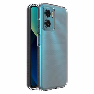 Spring Case kansi geeli TPU kansi värillinen kehys Xiaomi Redmi 10 musta