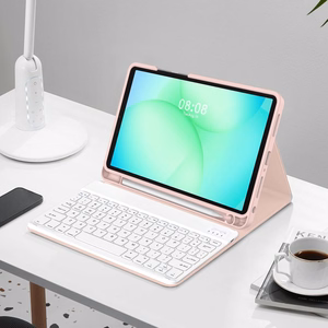 Tech-Protect SC Pen Suojakuori Samsung Galaxy Tab A9+ / A11+ Plus 11.0 X210 / X215 / X216 / X230 / X235 / X236:lle - Vaaleanpunainen