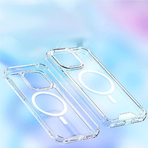 Wozinsky Clear Corner Suojakuori MagSafe Samsung Galaxy S25:lle - läpinäkyvä