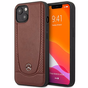 Mercedes MEHCP15SARMRE iPhone 15 6.1" red/red hardcase Leather Urban Bengale