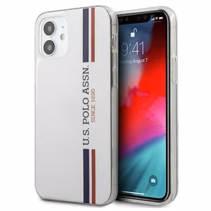 US Polo USHCP12SPCUSSWH iPhone 12 mini 5,4" valkoinen Tricolor Collection