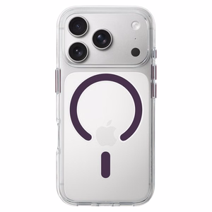 Liavec Pure -suojakuori kameran ohjauspainikkeella mallille iPhone 18 Pro/17 Pro, violetti