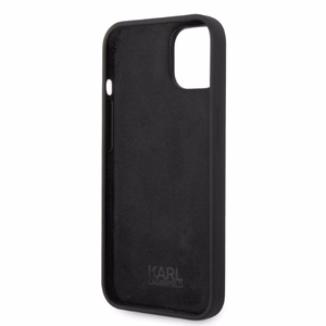 Karl Lagerfeld Silicone Ikonik suojakuori iPhone 14 Plus:lle - musta
