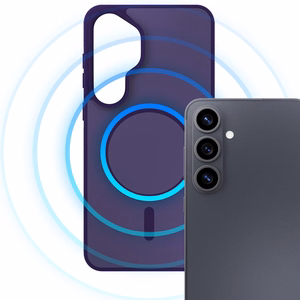 Samsung Galaxy S26 – 3mk Smoke MagCase violetti puhelimen suojakuori