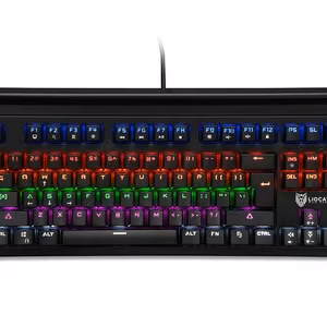 Liocat pelaamisen Näppäimistö KX 365+ C mekaaninen qwerty outemu blue musta