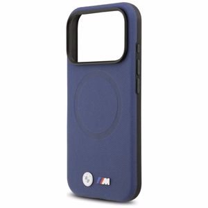 BMW M FW Metal Logo MagSafe Suojakuori iPhone 17 Pro Max:lle - laivastonsininen