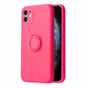 Vennus Silikoninen rengas iPhone 14 Pro Max:lle vaaleanpunainen