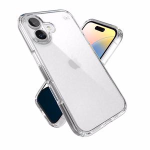 Läpinäkyvä Speck Presidio Perfect-Clear -suojakuori iPhone 16:lle