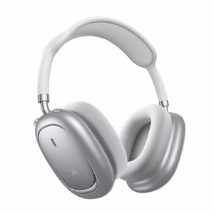 Wireless headphones Hoco W68 ANC silver