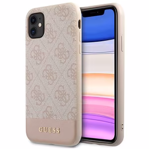 Guess 4G Stripe Collection Suojakuori iPhone 11 / Xr 6.1":lle - vaaleanpunainen