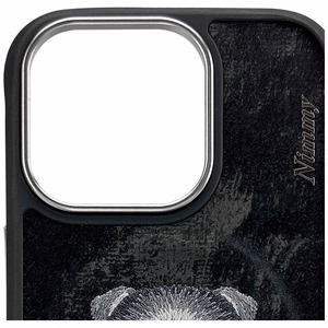Nimmy Magneettinen muodikas suloinen lemmikki MagSafe Suojakuori iPhone 16 Pro:lle - musta