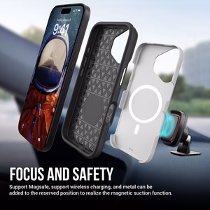 Perfectionists Triangle Mag Case iPhone 11 silver
