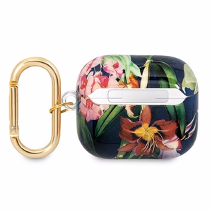 Guess GUA3HHFLB AirPods 3 cover blue/blue Flower Strap Collection