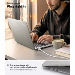 Spigen Urban Fit Case for MacBook Air 15" 2023 / 2024 / 2025 / 2026 - Gray