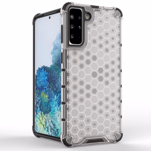 Honeycomb Asia panssari kansi TPU puskuri Samsung Galaxy S21+ 5G (S21 Plus 5G) sininen