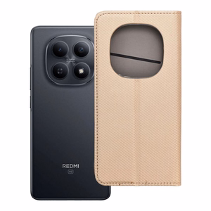 SMART CASE Book kuori Xiaomi Redmi Note 15 Pro Plus 5G:lle - kultainen