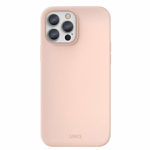 Uniq Lino kotelo iPhone 13 Pro / iPhone 13 - vaaleanpunainen