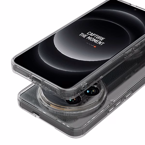 Crong Crystal Shield Cover suojakuori Xiaomi 14 Ultra -laitteelle, läpinäkyvä