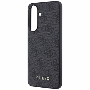 Guess HC PU 4G Classic Logo case with charm for Samsung Galaxy A37 black