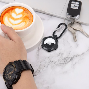 Tech-Protect TPUCarbon Case for Apple AirTag - Black