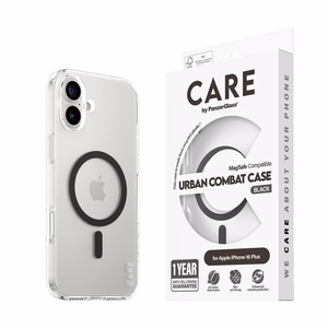 CARE by PanzerGlass Flagship suojakuori iPhone 16 Plus 6.7' musta/musta MagSafe 1347