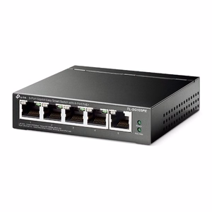 TP-Link 5-porttinen Gigabit Easy Smart PoE -kytkin, PoE+ 4 portissa