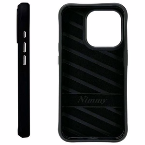 NIMMY Suojakuori COOL&CUTE 2.0 Dog iPhone 15 Pro Max:lle - musta