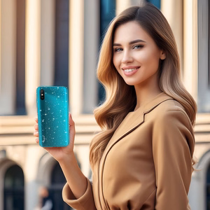 Crystal Glitter Case do Xiaomi Redmi 9A Silver
