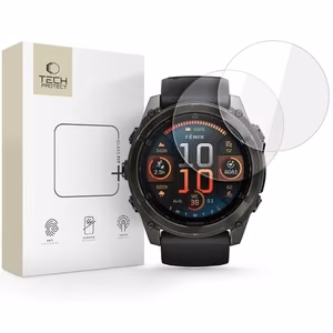 Tech-Protect Glass Fit+ 2 kpl karkaistu lasi Garmin Fenix 8 51mm:lle - kirkas