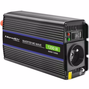 Qoltec Monolith virtalähde / invertteri Auto/sisäkäyttöön 600 W musta
