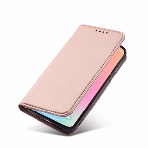Magneetti Card Case tapauksessa iPhone 14 flip kansi lompakko jalusta vaaleanpunainen