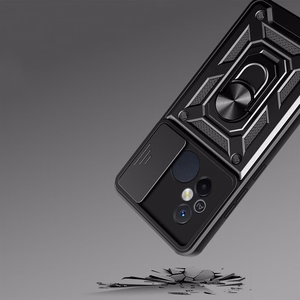 Tech-Protect CamShield Pro Suojakuori Xiaomi Redmi 12C:lle - musta