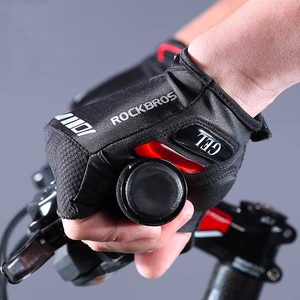 Rockbros S143-BK M cycling gloves with gel inserts - black