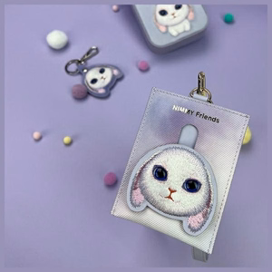 Nimmy Big Eyed Pet 2.0 Pupu Lompakko korttipidike - violetti