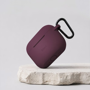 Etteri silikonikotelo AirPods Pro 3 -kuulokkeille, tumma kirsikanpunainen