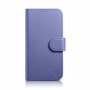 iCarer Lompakko Kotelo 2in1 Cover iPhone 14 Pro Max Nahka Flip Cover Anti-RFID Light Purple (WMI14220728-LP)
